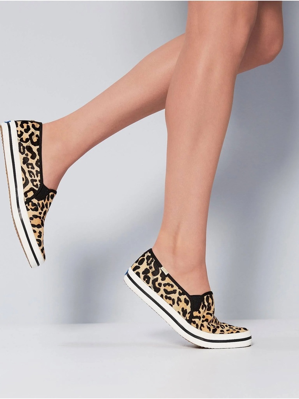 Keds x Kate Spade New York Double Decker Leopard-print Sneakers